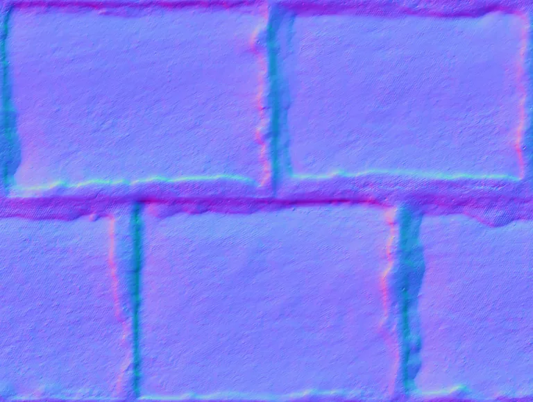 Normal Map for Ground Pavement Damp