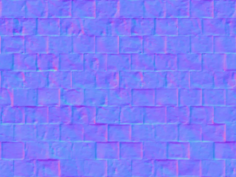 Normal Map for Concrete Block Cc