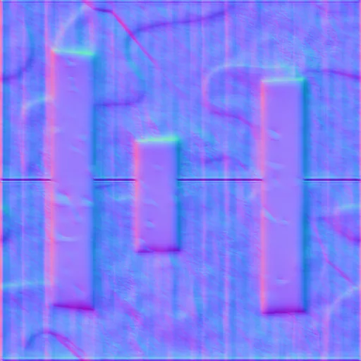 Normal Map for Box Worn Taped