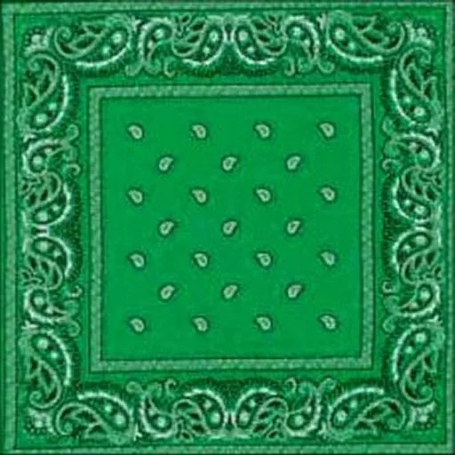 Bandana Green By Linda Kellie main texture preview