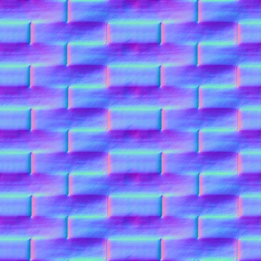 Normal Map for Bt Woven2 Green By Linda Kellie