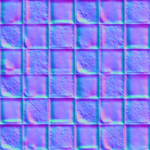Normal Map for Zadaroo Tile Red