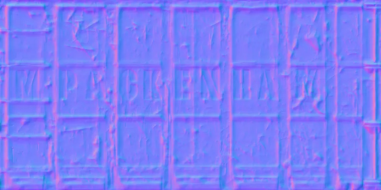 Normal Map for Dumper Side Red