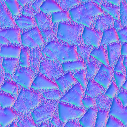 Normal Map for Flagstone Floor