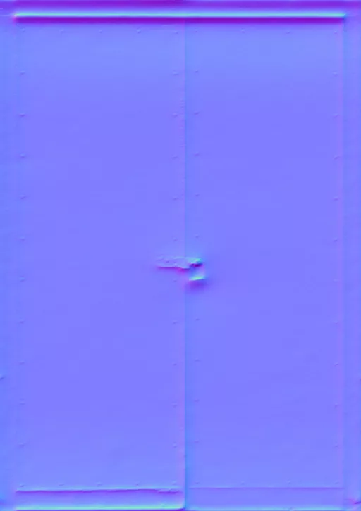 Normal Map for Doors Secure Blue
