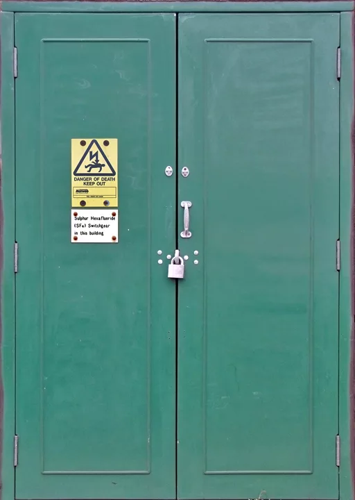 Doors Metal Green Danger main texture preview