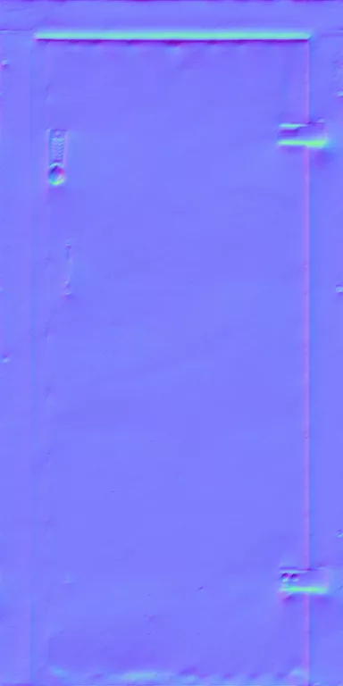 Normal Map for Door Steel Secure Keypad