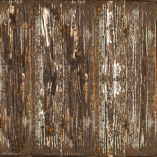 Old Wood Chipped Paint Planks Brown main texture preview