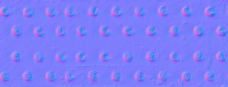 Normal Map for Metal Girder Studded3
