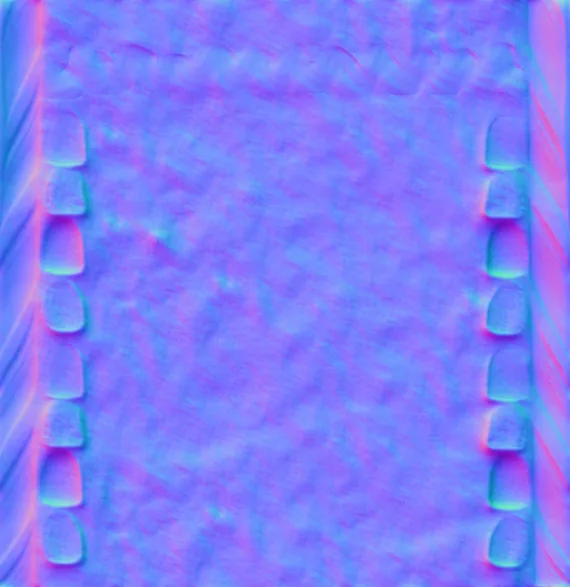 Normal Map for Jacey Gingerbread Wall 10