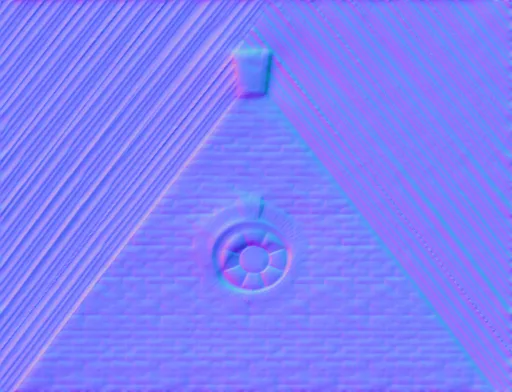 Normal Map for Brick House Gable