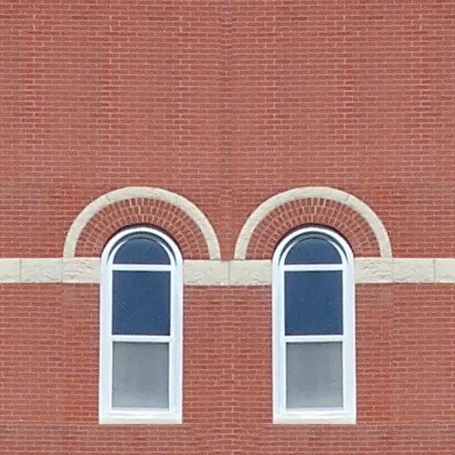Brick City Building Wall 1 With 2 Windows main texture preview