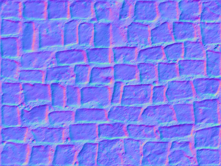 Normal Map for Ground Tiled Stones1