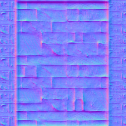 Normal Map for Jacey Egypt Limestone With Side Borders