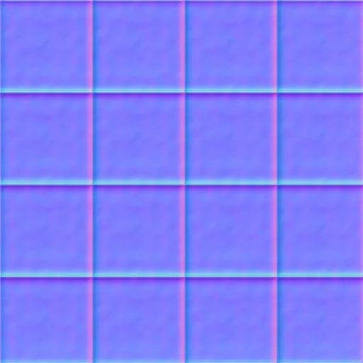 Normal Map for Gray Cement1 Tiles