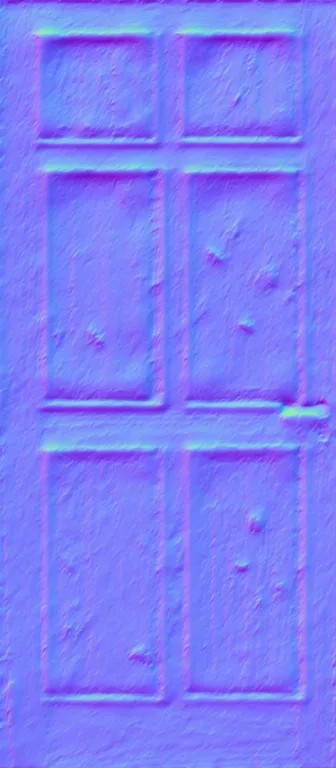 Normal Map for Grunge Door