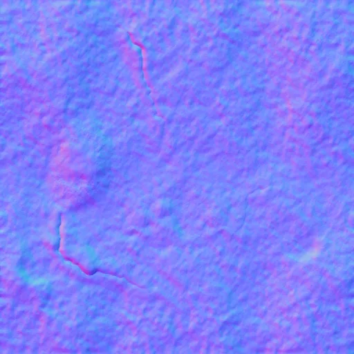 Normal Map for Cement White Cracks