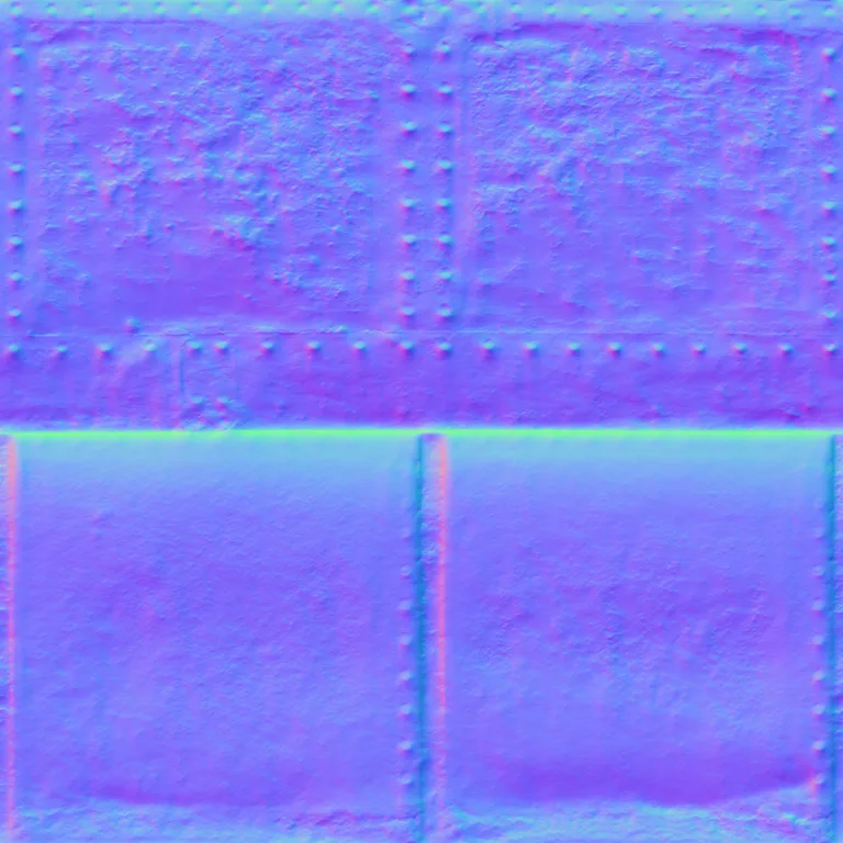 Normal Map for Fence Steel Bridge