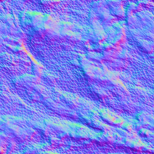 Normal Map for Mossy Substrate