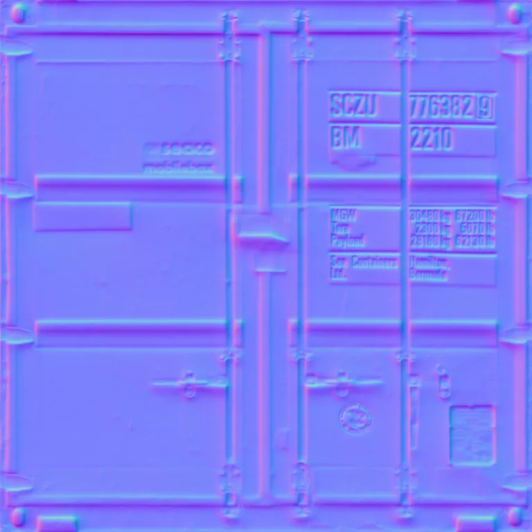 Normal Map for Container End12