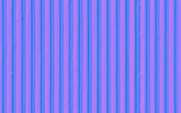 Normal Map for Metal Corrugated9