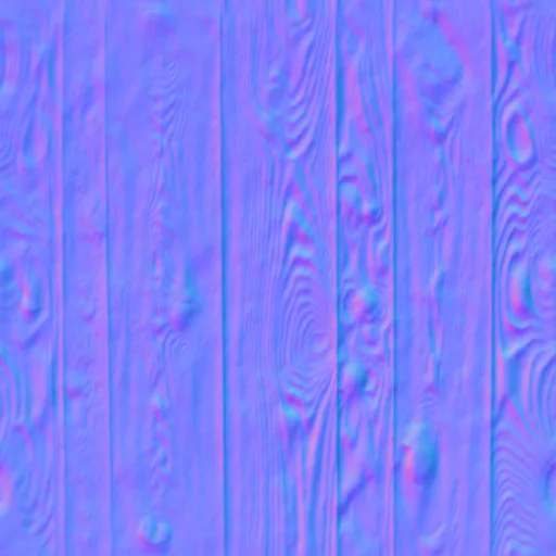 Normal Map for Pine Wood Planks