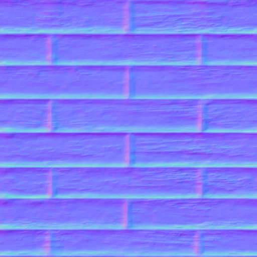 Normal Map for Bt Wood Floor 5 Seamless Planks By Linda Kellie