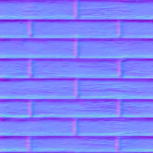 Normal Map for Bt Wood Floor 7 Seamless Planks By Linda Kellie