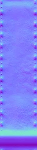 Normal Map for White Leather Strap 1A