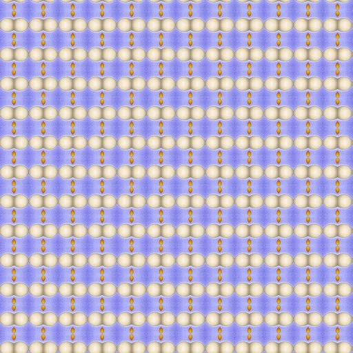 Jacey Retro Blue Tan By Linda Kellie main texture preview