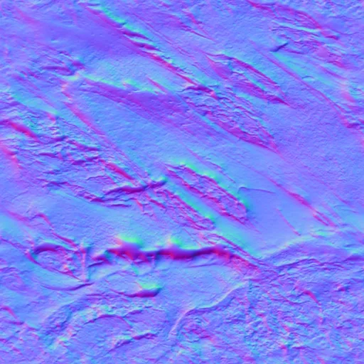 Normal Map for Bark009