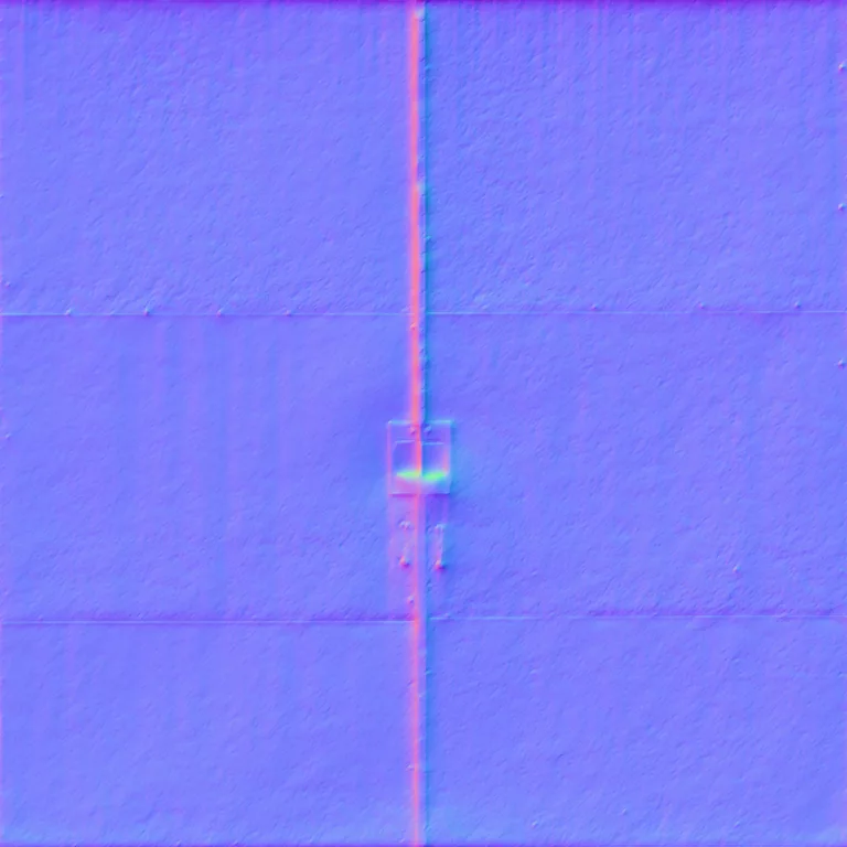 Normal Map for Doors Galvanised Large