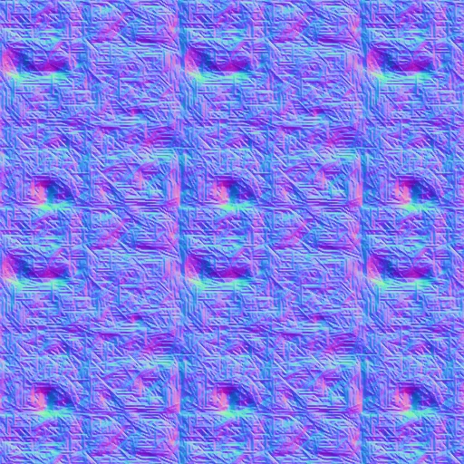 Normal Map for Jacey Spring Breeze Pastel By Linda Kellie