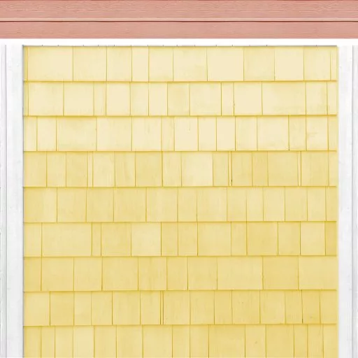 Shingled Siding Yellow With Salmon Upper main texture preview