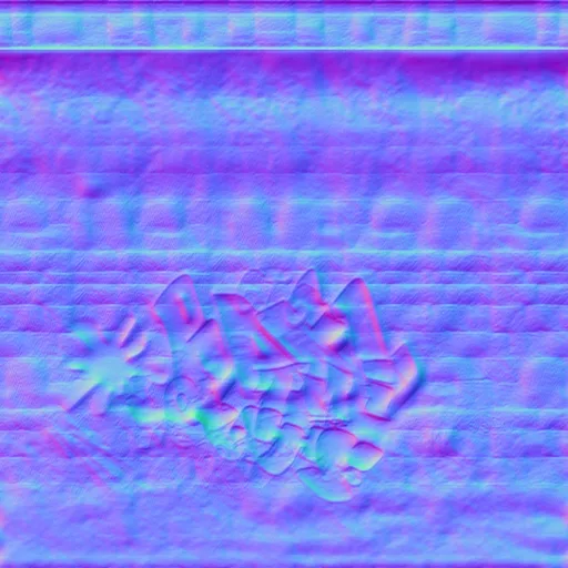 Normal Map for Dirty4 Wall 3