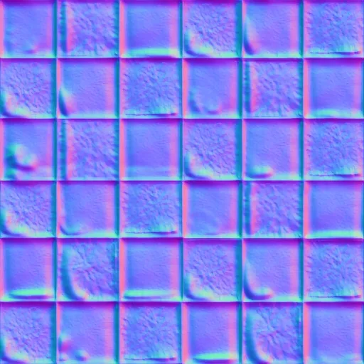 Normal Map for Zadaroo Tile Gray