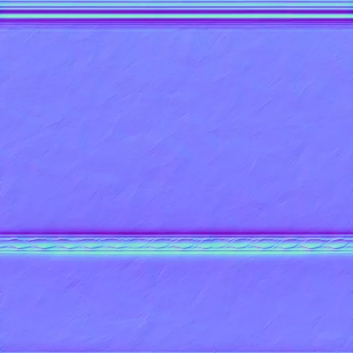 Normal Map for Wall Blue Chair Rail