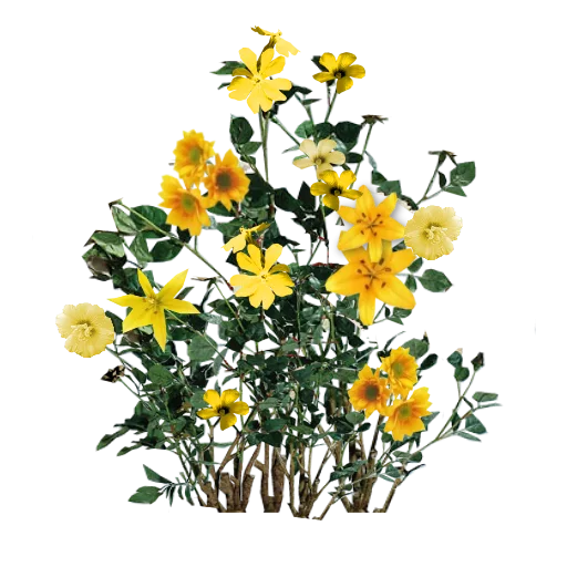 Yellow Flower Bunch texture preview