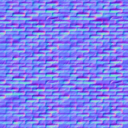 Normal Map for Castle Stone Wall 1