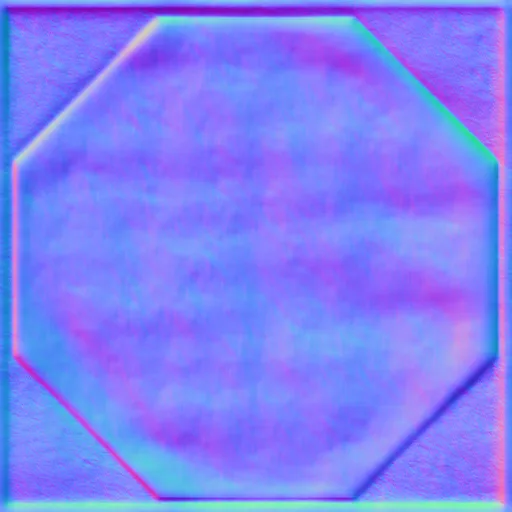 Normal Map for Bt Tile2 Purple1 By Linda Kellie