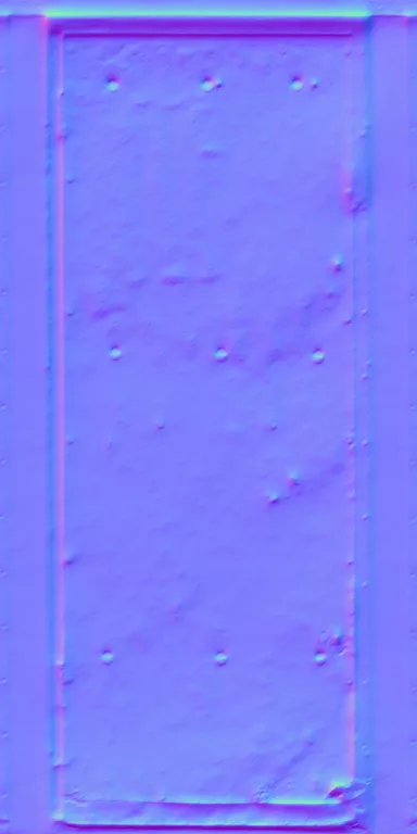 Normal Map for Door Steel Blue2