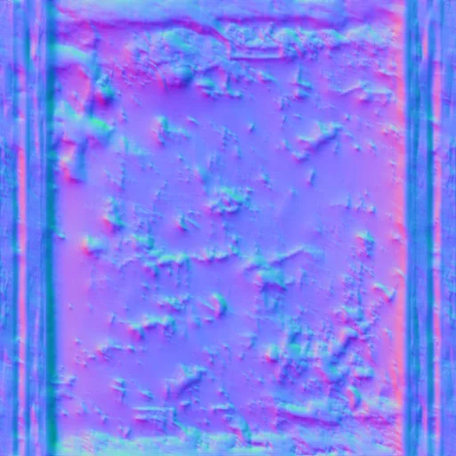 Normal Map for Dirty Rusted Metal Wall7