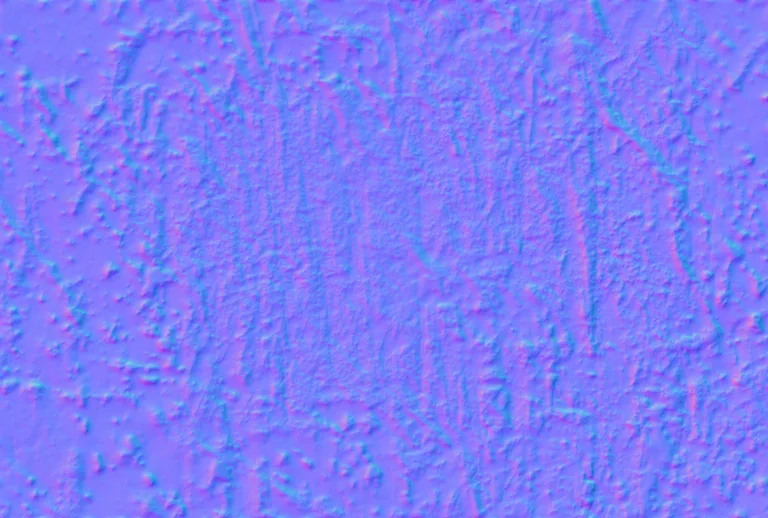 Normal Map for Detail Rusted Metal1