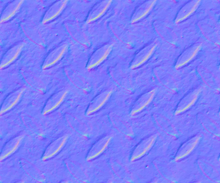 Normal Map for Metal Plate Diamond1