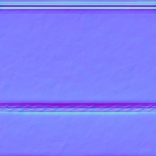 Normal Map for Wall Blue Chair Rail