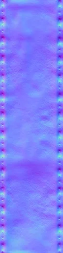 Normal Map for Dark Purple Leather Strap 3