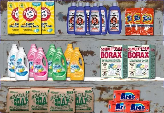 Supermarket Shelf Laundry Soap main texture preview