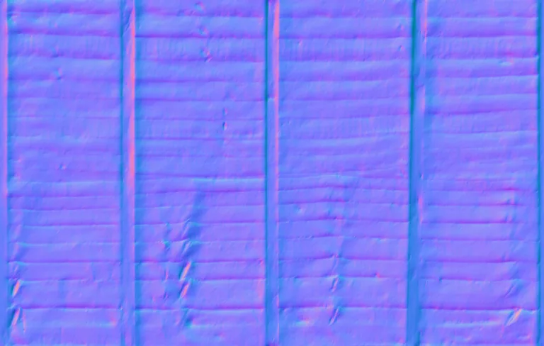Normal Map for Fence Wood Trellis
