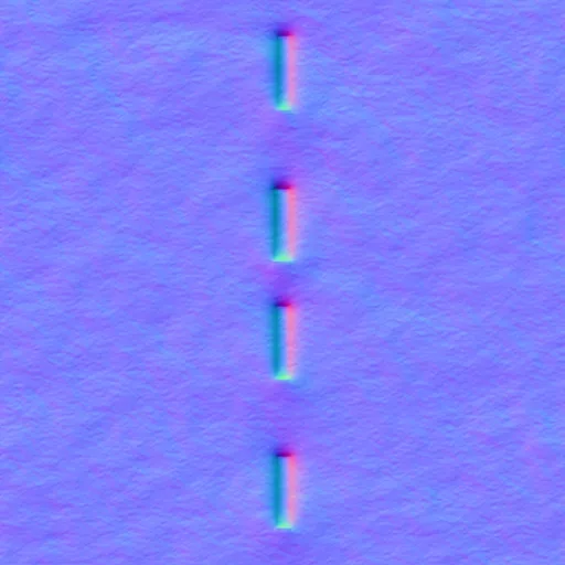 Normal Map for Clean City Road Straight