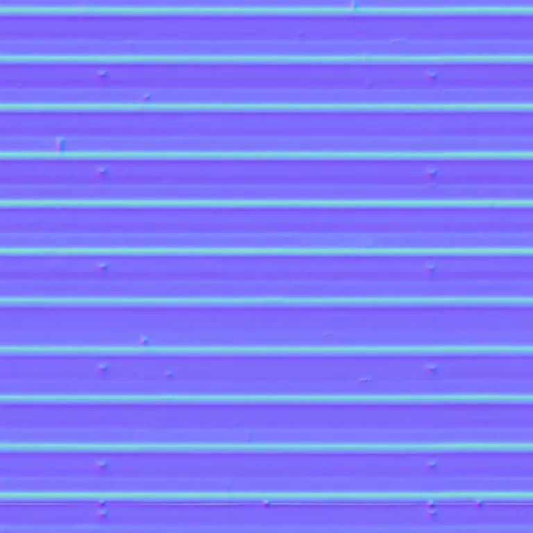 Normal Map for Metal Corrugated16